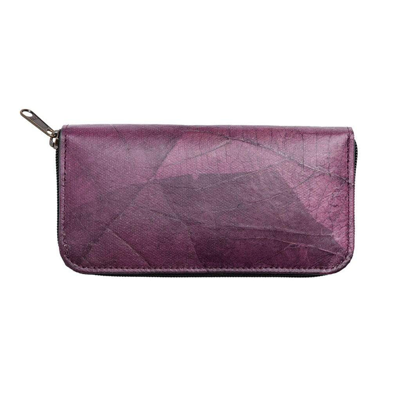 Purple Womens Geometry Leather Trifold Long Wallet Vintage Clutch Wall –  Feltify